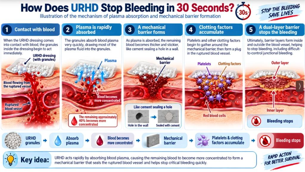 How Does URHD Stop Bleeding in 30 Seconds?